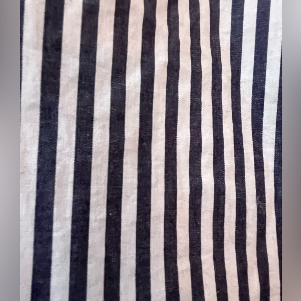 EUC J Crew Blouse Bow Stripe PL - Picture 7 of 14